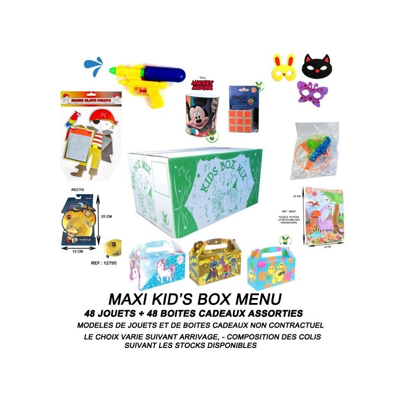 Maxi Kids Box Menus mixtes