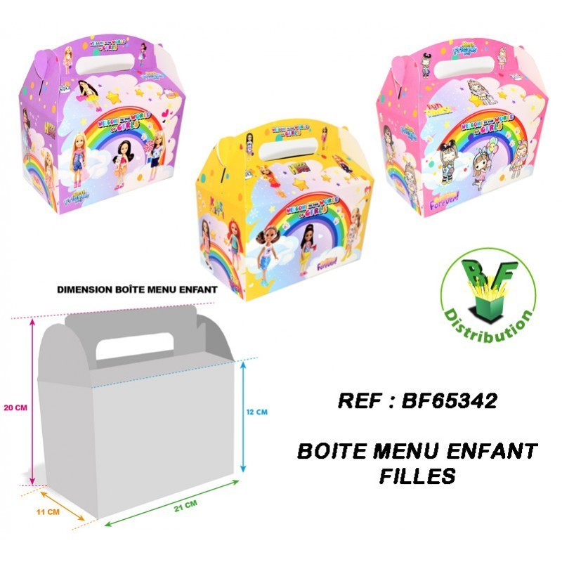 Boite menu enfant fille